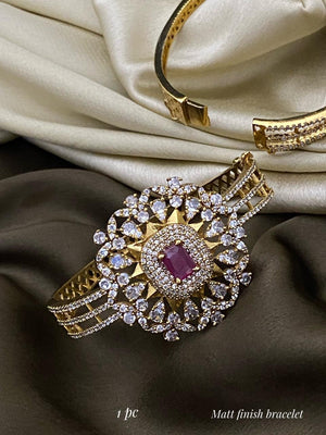Matt Finish Bracelet, Ruby Pink