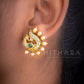 Antique Peacock Stud