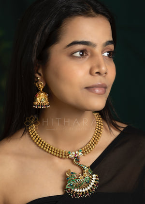 Hithara's High Quality Matt finish Peacock Set